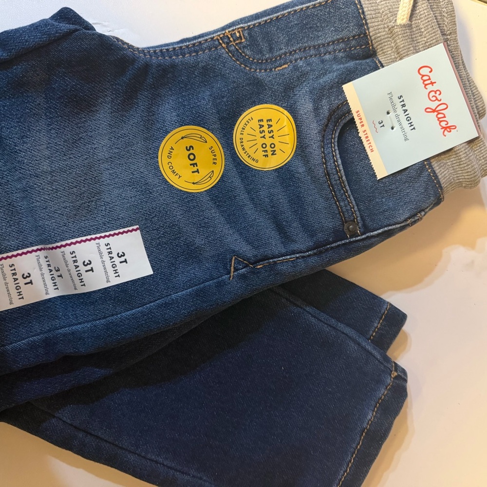 Cat & Jack Soft Blue Denim Pants